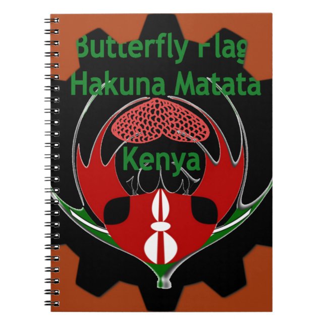 Red Matata Kenya spoke Notebook (Front)