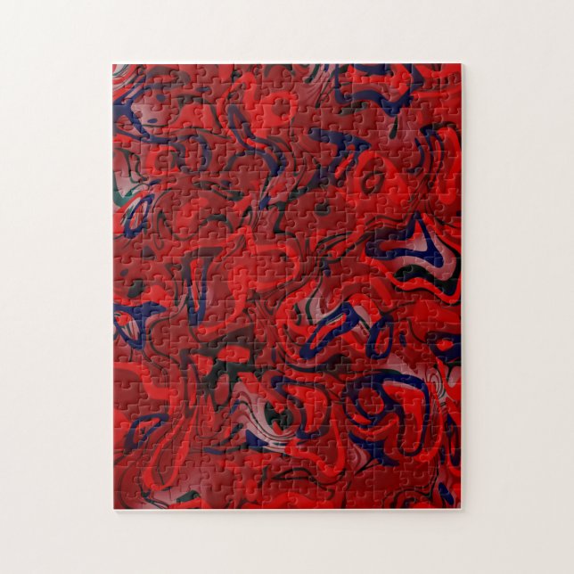 Red Maze  Puzzle (Vertical)