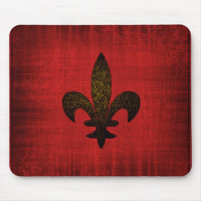 Red Mediaeval Mouse Pad (Front)