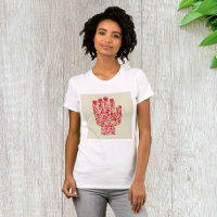 Red Medical Hand Symbol Healthcare