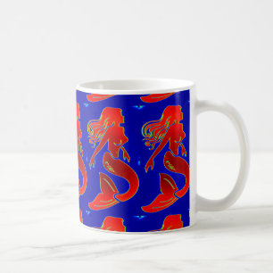 red mermaids mug