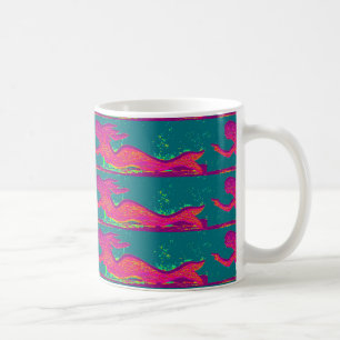 red mermaids mug