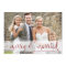 Red Merry and Married Script Christmas Photo