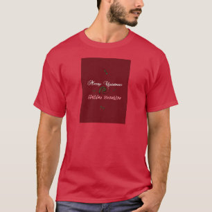 Red Merry Christmas Holiday Sunshine Wishes.png T-Shirt