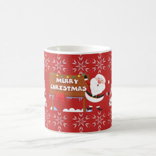 Red Merry Christmas Mug