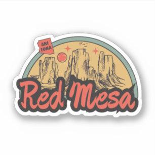 Red Mesa, Arizona  Sticker
