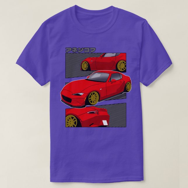 Red Miata Nd T-Shirt (Design Front)