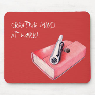 Red Mini Sketchbook Mousepad