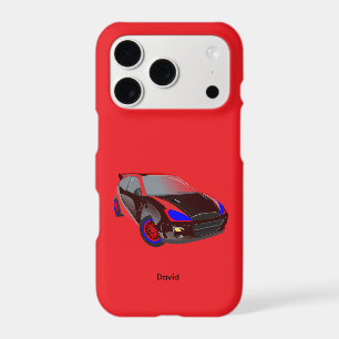 Red Minimalistic Custom Photo Name Personalised