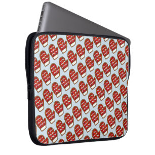 Red Mitten Frosted Sugar Cookie Christmas Winter Laptop Sleeve