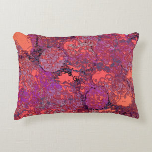 Red mix decorative cushion