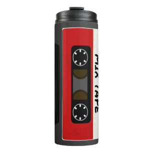 Red Mix Tape - 80s And 90s Retro Inspired Gift Thermal Tumbler