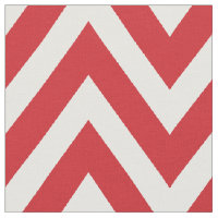 Red Modern Chevron Large Scale