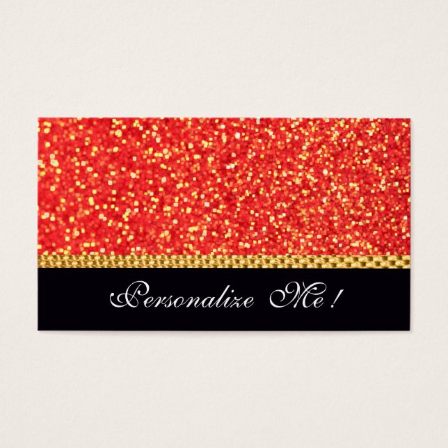 Red Modern Glitter Cute Girly / House-of-Grosch (Front)