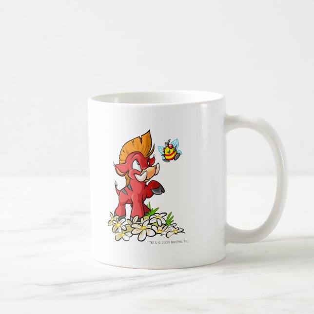 Red Moehog and Buzz Coffee Mug (Right)