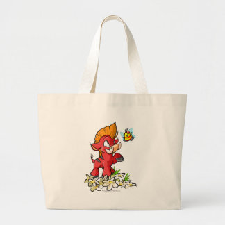 Red Moehog and Buzz Large Tote Bag