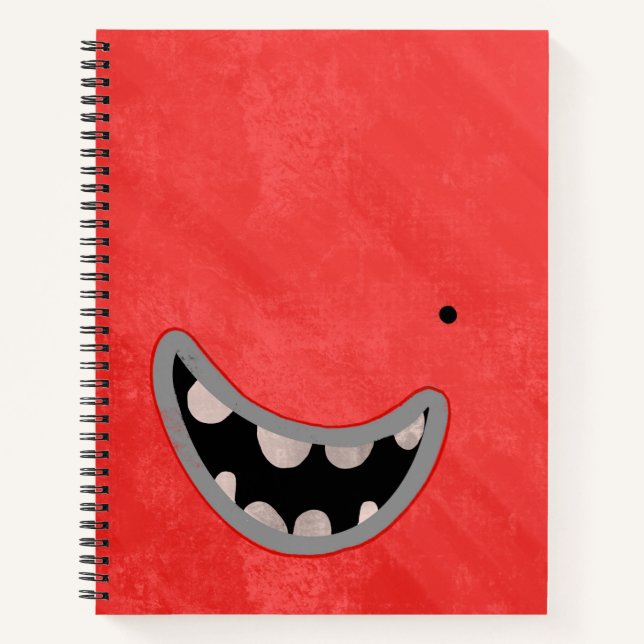 red monster notebook (Front)
