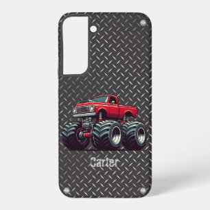 Red monster truck samsung galaxy case