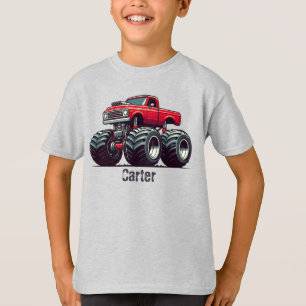 Red monster truck T-Shirt