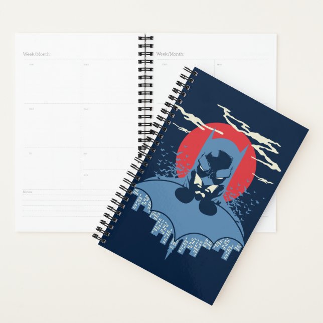 Red Moon Batman With Logo Planner (Display)