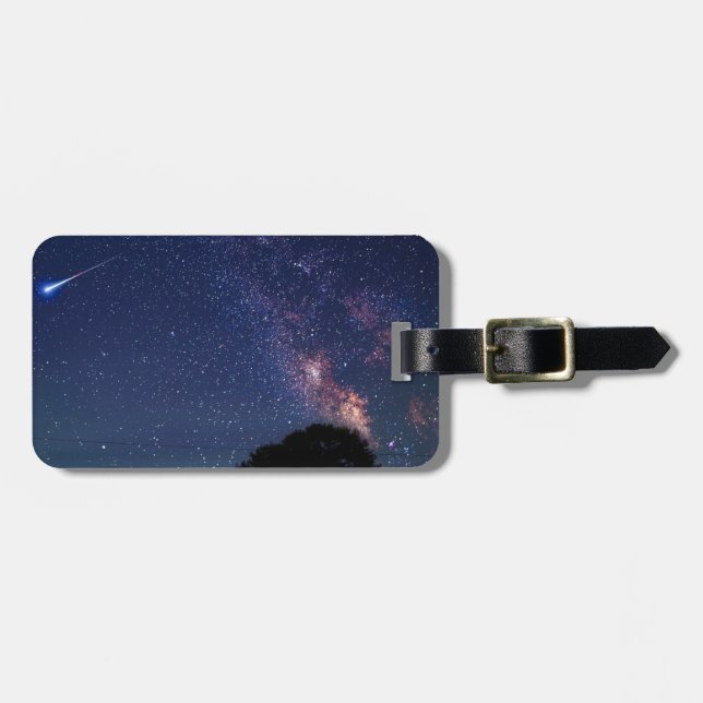 red moon luggage tag (Front Horizontal)