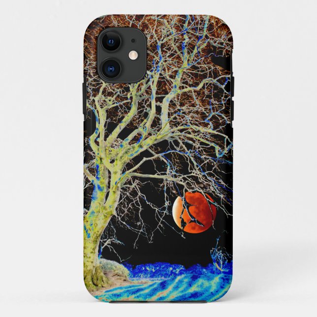 Red Moon Rising Case-Mate iPhone Case (Back)