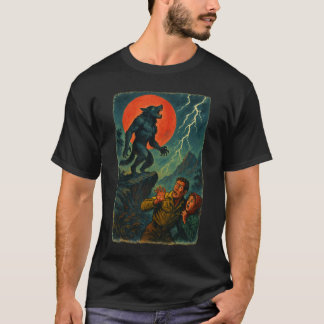 Red Moon Roar – Werewolf vs. Adventurers T-Shirt