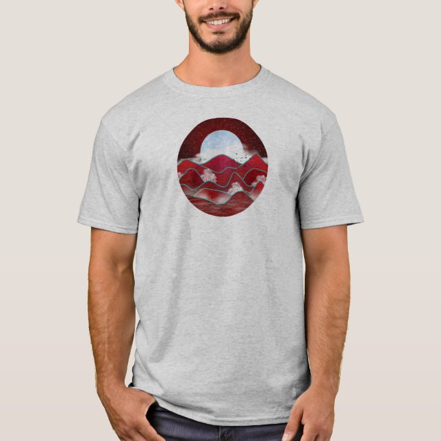 Red Moonrise T-Shirt (Front)
