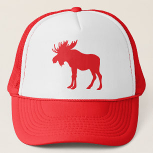 Red-Moose Trucker Hat
