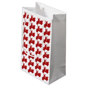 Red Motor Bike Small Gift Bag