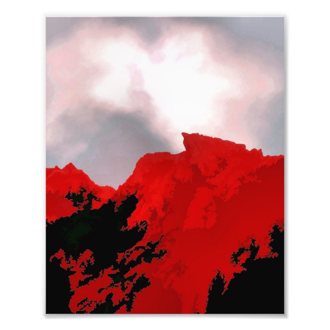 RED MOUNTAIN PHOTO PRINT (Front)