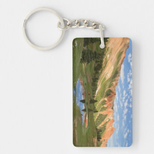 Red Mountain Reflection Key Ring