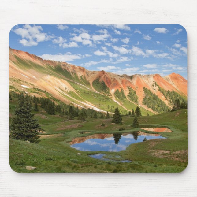 Red Mountain Reflection Mouse Mat (Front)