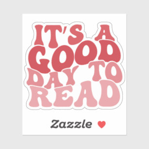 Red Multicolored It's A Good Day To Read Vinyl