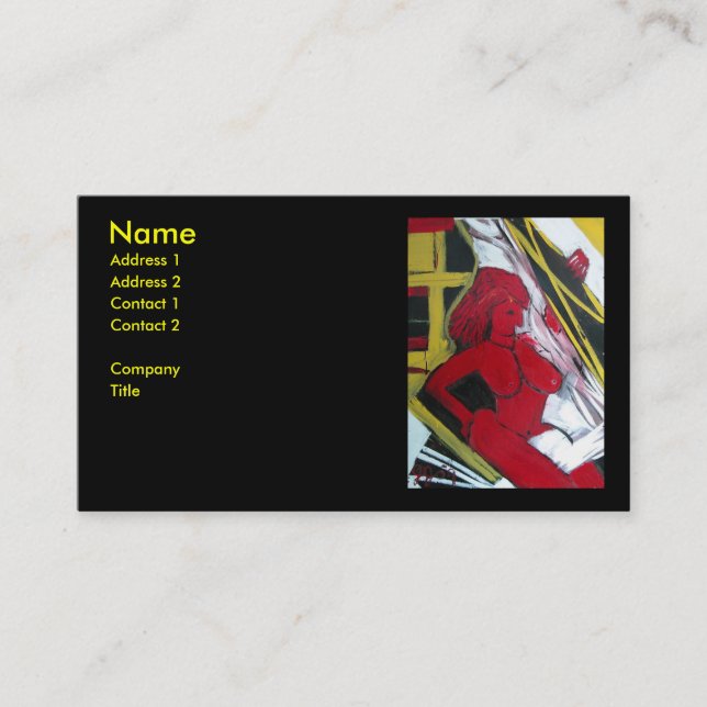 RED MUSE BUSINESS CARD (Front)
