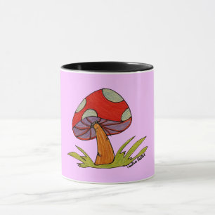 Red Mushroom Coffee Mug