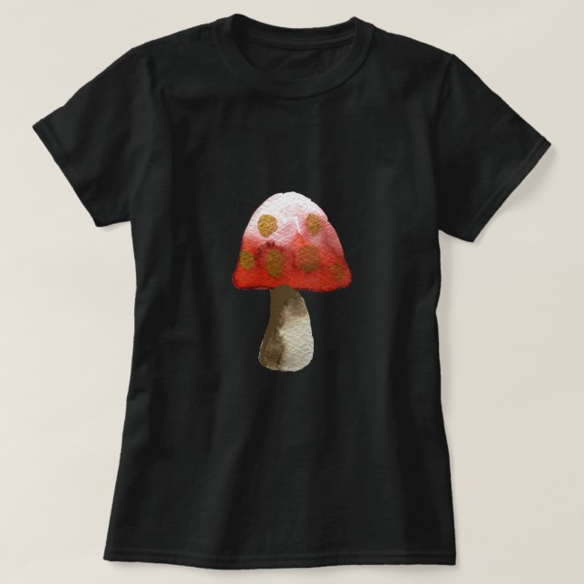 Red Mushroom Toadstool magic T-Shirt (Design Front)