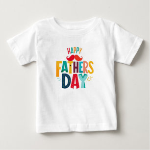 Red Mustache Baby T-Shirt