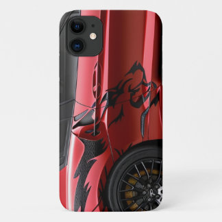 Red Mustang Coyote Phone Case