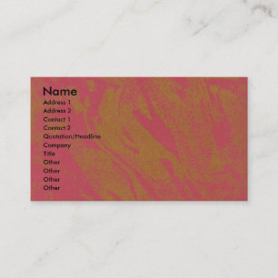 Red n Gold business cards