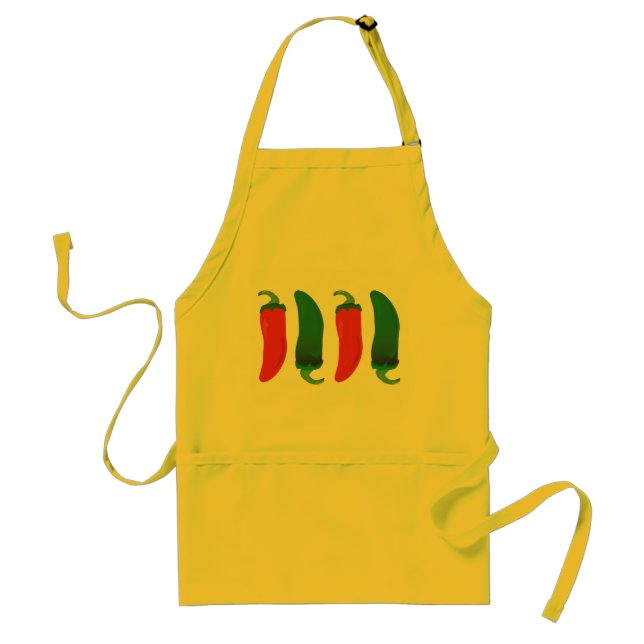 Red N Green Hot Peppers Standard Apron (Front)