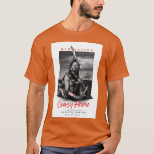 Red Nation Collection Honours Crazy Horse  T-Shirt