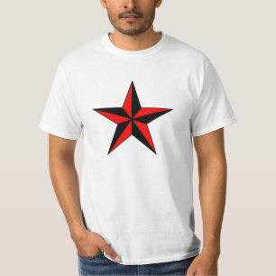 Red Nautical Star Custom Shirts