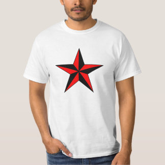 Red Nautical Star Custom Shirts