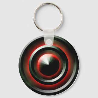 Red Neon Key Ring