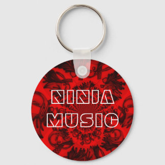 Red Ninja Music Key chain
