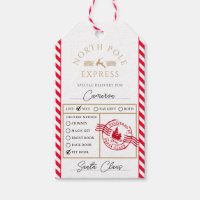 Red North Pole Express Special Delivery