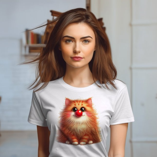 Red Nose Day Kitty T-Shirt (Creator Uploaded)