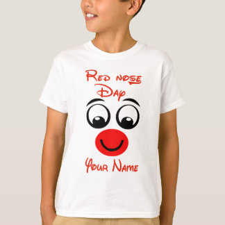 Red Nose Day Personalised T Shirt Comic Refief 