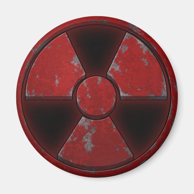 Red Nuke Magnet (Front)